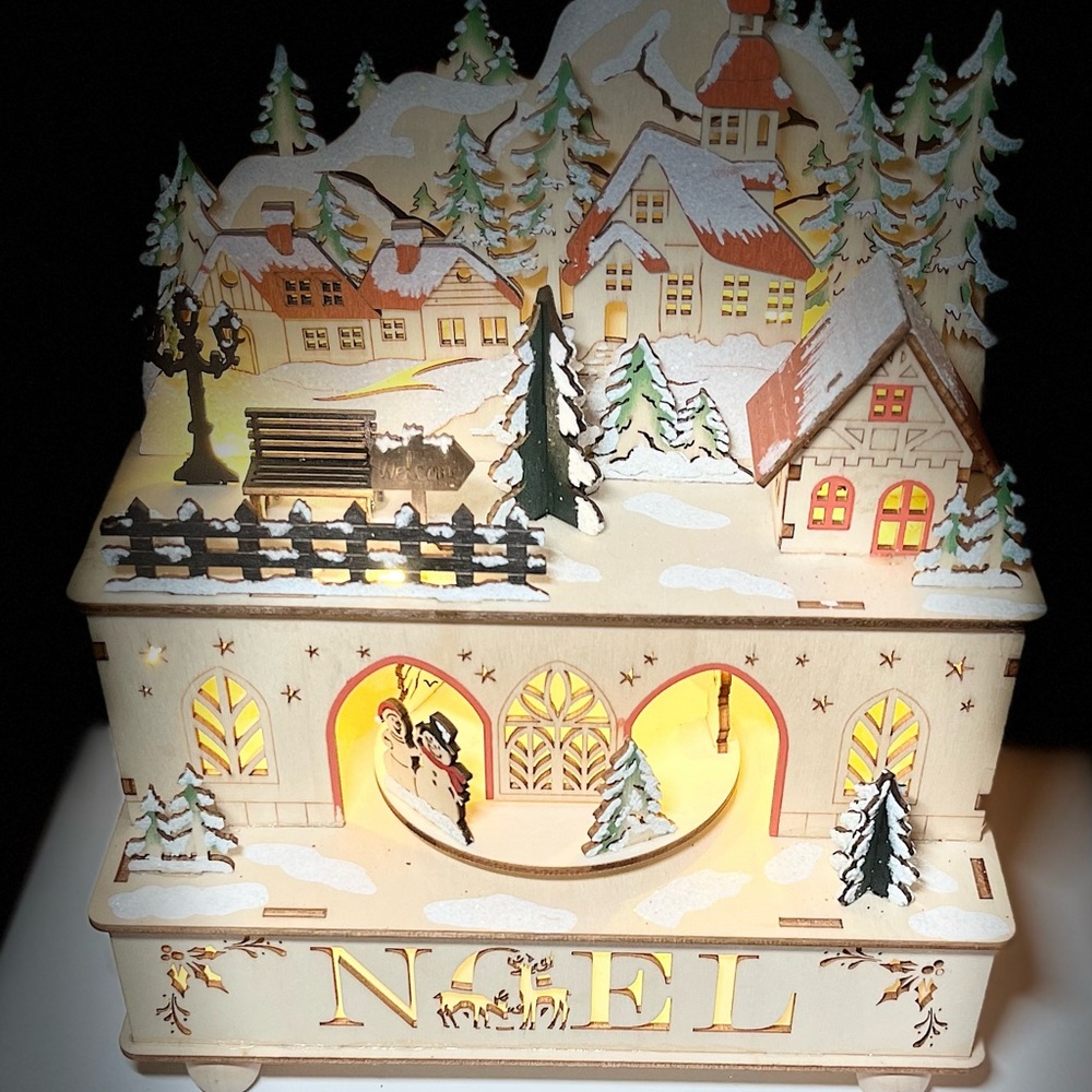 Martha Stewart LED Winter Village with Music